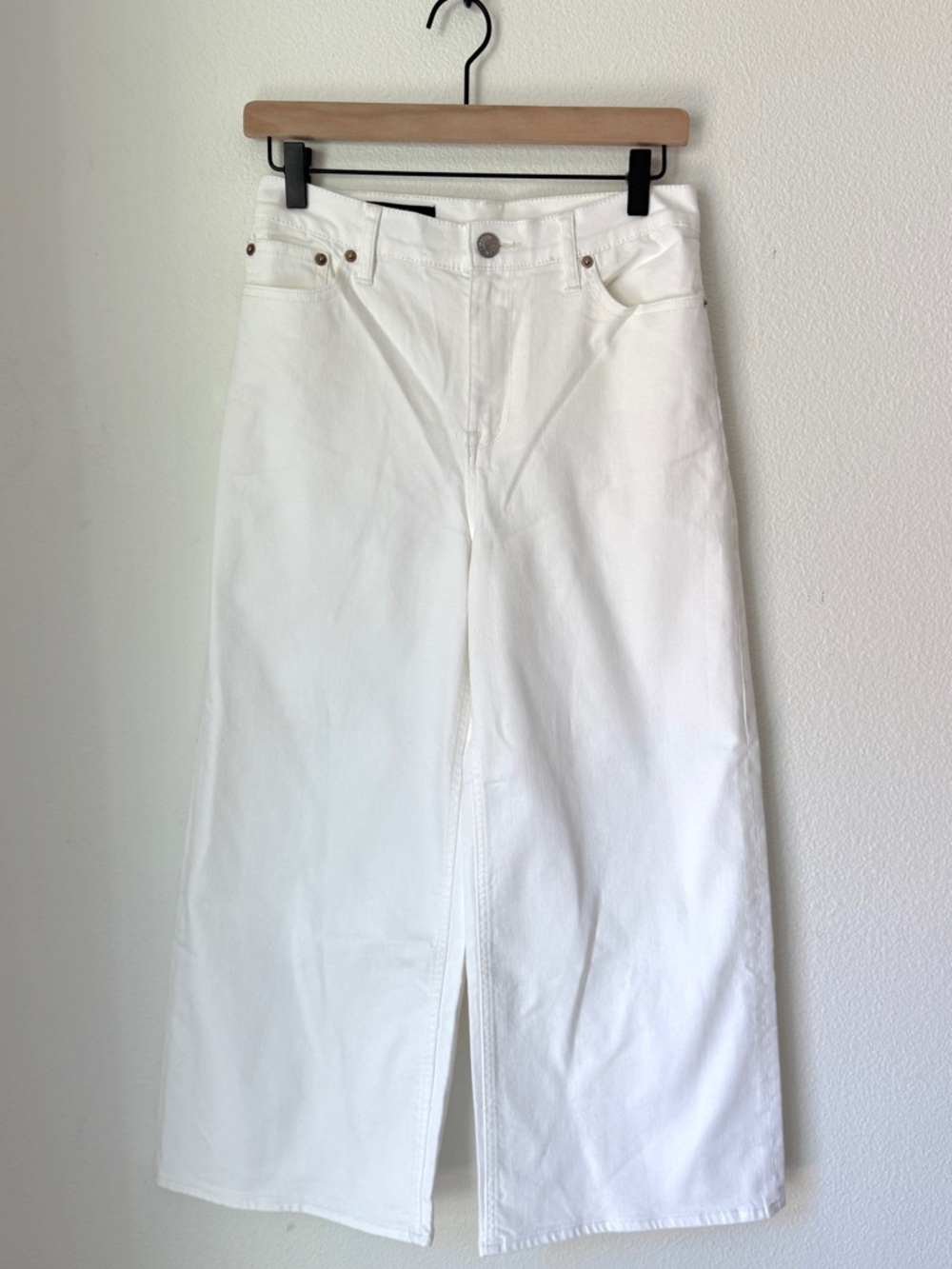 J. Crew White Rayner Wide-Leg High-Rise Jeans - 27 - BNWOT - Picture 2 of 8